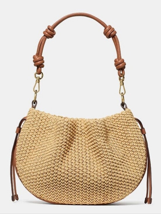 kate spade Handbags - Kate Spade Pinch Straw Crossbody Bag, Natural Multi